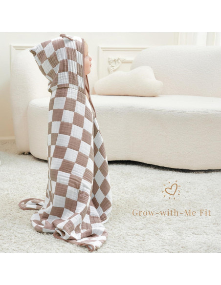 Toalla de Baño con Capucha HardNok Muselina 140x71 cm