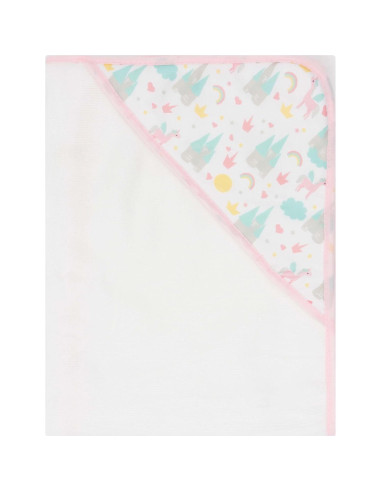 Toallas de Bebé con Capucha Little Celebrity 3 Piezas Unicornio