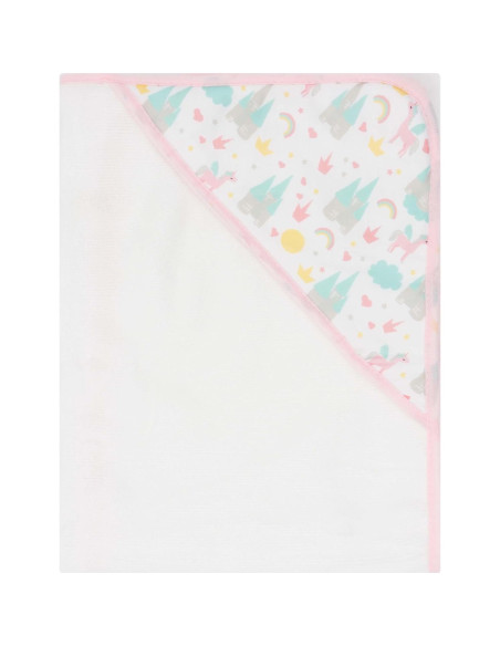 Toallas de Bebé con Capucha Little Celebrity 3 Piezas Unicornio