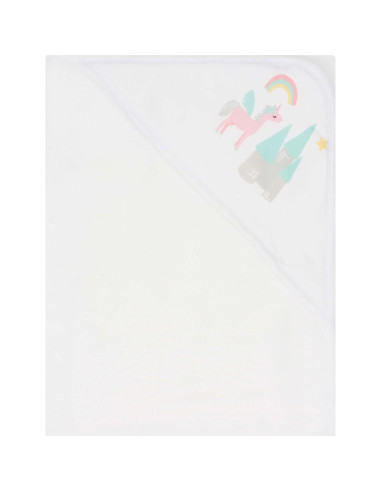 Toallas de Bebé con Capucha Little Celebrity 3 Piezas Unicornio