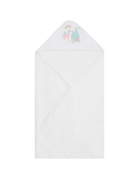 Toallas de Bebé con Capucha Little Celebrity 3 Piezas Unicornio