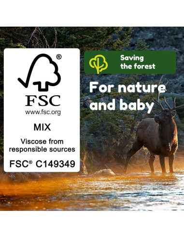 Toallitas Húmedas Biodegradables para Bebés - 432 Unidades