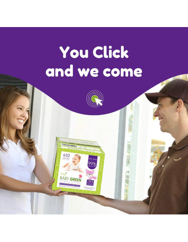 Toallitas Húmedas Biodegradables para Bebés - 432 Unidades