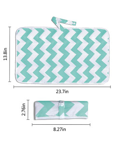 Almohadilla Cambiadora Portátil Impermeable Reutilizable 2 Piezas 2