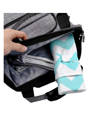 Almohadilla Cambiadora Portátil Impermeable Reutilizable 2 Piezas