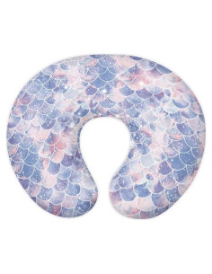 Funda de Almohada de Lactancia TSVAGA Escamas de Sirena Suave