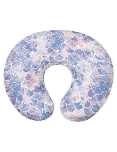 Funda de Almohada de Lactancia TSVAGA Escamas de Sirena Suave