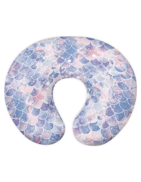 Funda de Almohada de Lactancia TSVAGA Escamas de Sirena Suave