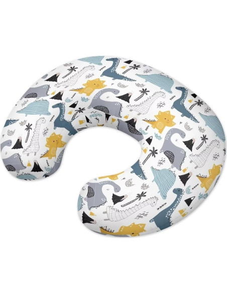 Funda de Almohada de Lactancia Mintulipy Dinosaurio Extraíble