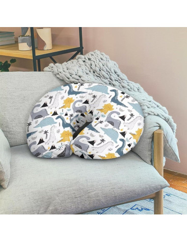 Funda de Almohada de Lactancia Mintulipy Dinosaurio Extraíble