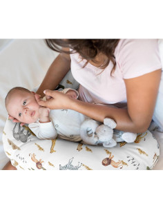 Cubierta de Almohada de Lactancia Sweet Jojo Verde Safari 2