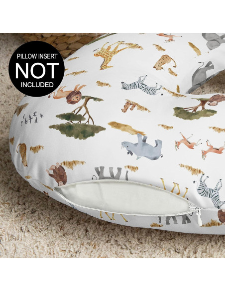 Cubierta de Almohada de Lactancia Sweet Jojo Verde Safari