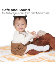 Alfombra de Azulejos de Espuma Primica 167.6x121.9cm Floral 2