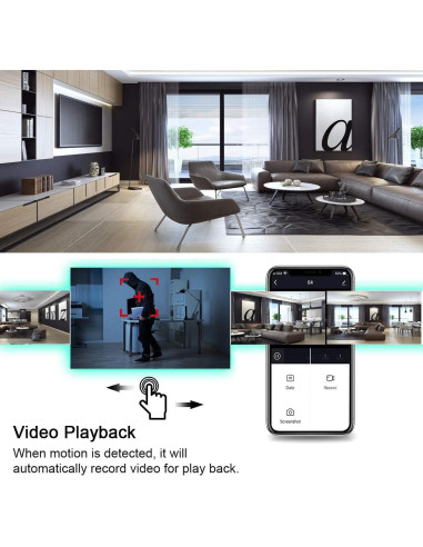 Cámara de Seguridad Inalámbrica XODO E4, Full HD 1080P, 2 Unidades