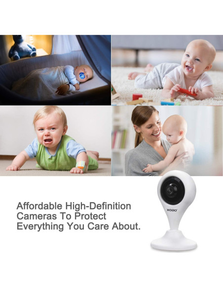 Cámara de Seguridad Inalámbrica XODO E4, Full HD 1080P, 2 Unidades