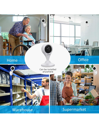 Cámara de Seguridad Inalámbrica XODO E4, Full HD 1080P, 2 Unidades