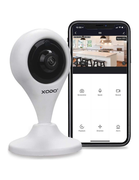 Cámara de Seguridad Inalámbrica XODO E4, Full HD 1080P, 2 Unidades