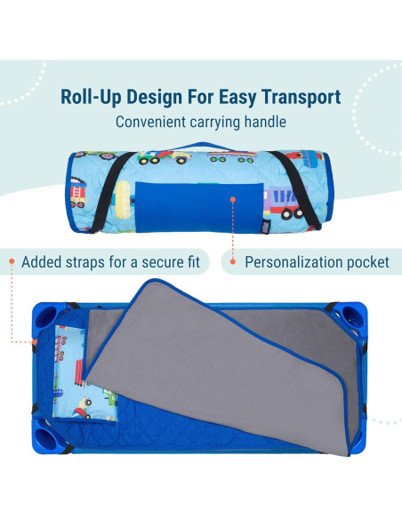 Alfombra de Siesta Wildkin para Niños - Algodón Suave 126x51cm