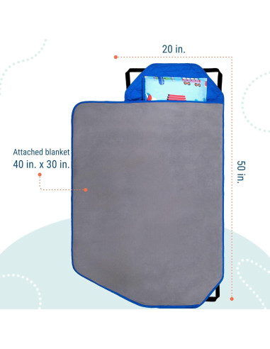 Alfombra de Siesta Wildkin para Niños - Algodón Suave 126x51cm