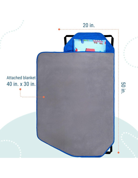 Alfombra de Siesta Wildkin para Niños - Algodón Suave 126x51cm