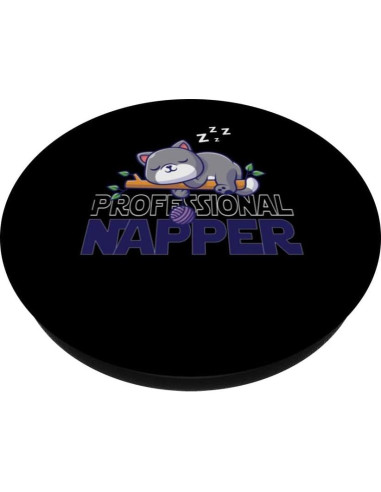 PopGrip estándar PopSockets gato amante de los gatos negro