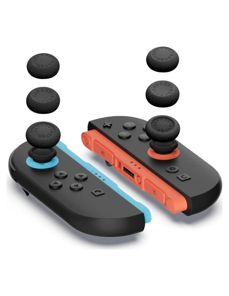 Juego de Empuñaduras para Pulgar Tyasoleil 6PCS Negro