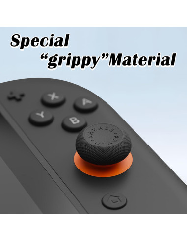 Juego de Empuñaduras para Pulgar Tyasoleil 6PCS Negro