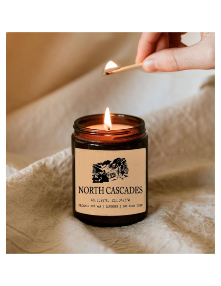 Vela Aromática de Soja Orgánica 8oz - Parque Nacional