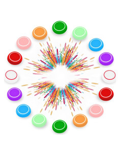 16 Piezas Tapas de Joystick Multicolor AMOACCESSORIES