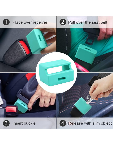 Cubierta de Seguridad para Cinturón de Silicona Morlike - 2 Paquete