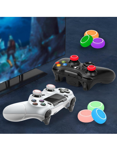 16 Piezas Tapas de Joystick Multicolor AMOACCESSORIES