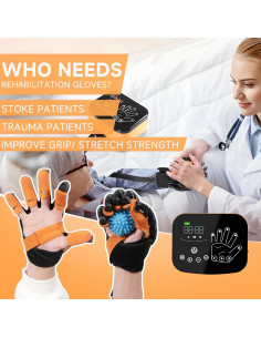 Guantes Robot de Rehabilitación Commsin Mano Izquierda Tamaño S 2