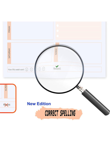 Planificador Semanal KAICN Verde 52 Hojas 16.5x24.9 cm