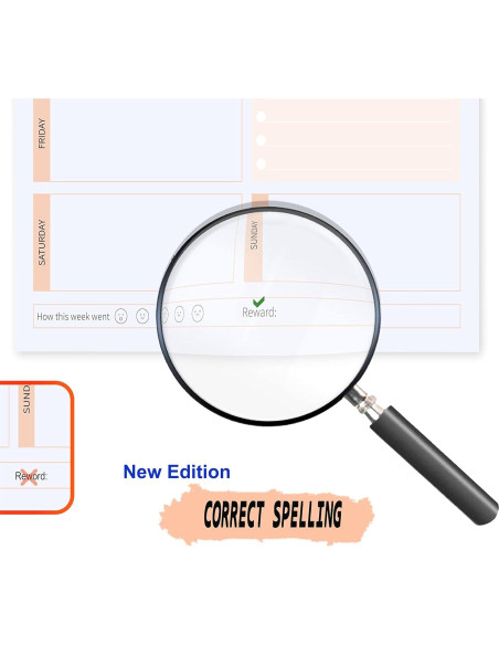 Planificador Semanal KAICN Verde 52 Hojas 16.5x24.9 cm