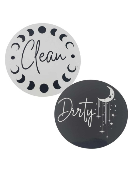 Imán de Lavavajillas Limpio Sucio Pretty Inappropriate 8.89 cm