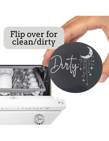 Imán de Lavavajillas Limpio Sucio Pretty Inappropriate 8.89 cm