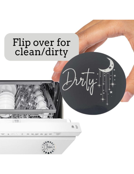 Imán de Lavavajillas Limpio Sucio Pretty Inappropriate 8.89 cm