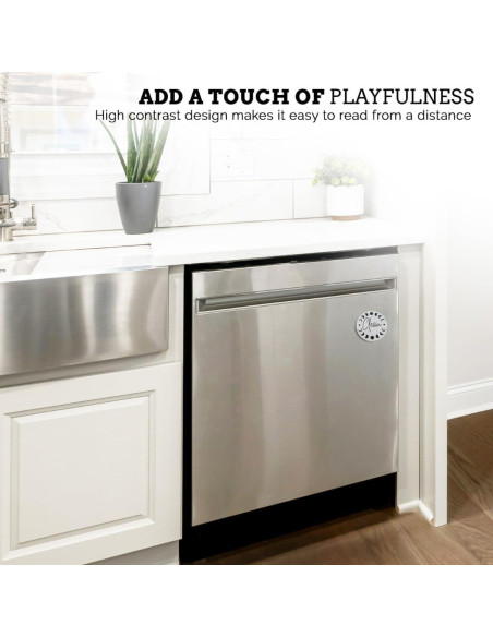 Imán de Lavavajillas Limpio Sucio Pretty Inappropriate 8.89 cm