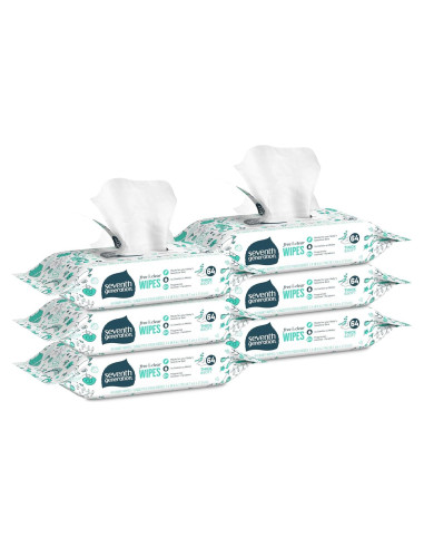 Toallitas para Bebés Seventh Generation, 384 Unidades Hipoalergénicas