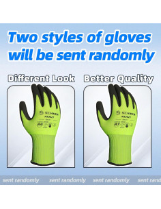 Guantes Resistentes al Corte Schwer Talla L ANSI A6 + Mangas Nivel 5 2