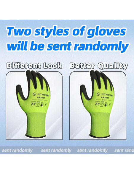 Guantes Resistentes al Corte Schwer Talla L ANSI A6 + Mangas Nivel 5
