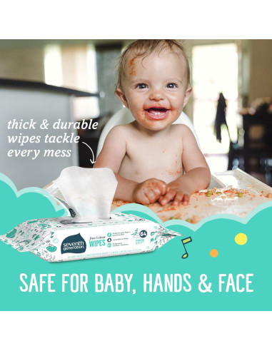 Toallitas para Bebés Seventh Generation, 384 Unidades Hipoalergénicas