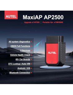 Lector de Códigos OBD2 Autel MaxiAP AP2500 Bluetooth 2