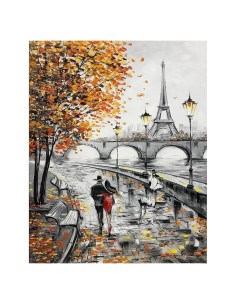 Kit de Pintura por Números PRASIO Torre Eiffel 30x40 cm