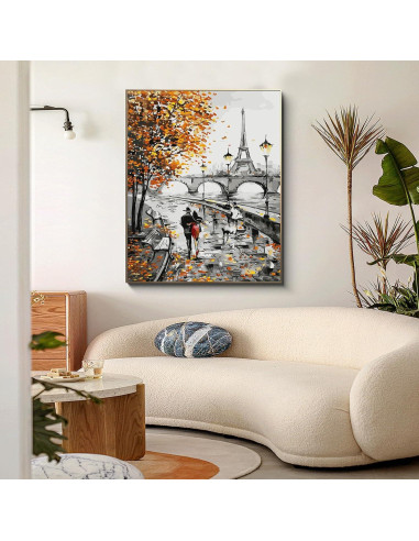 Kit de Pintura por Números PRASIO Torre Eiffel 30x40 cm