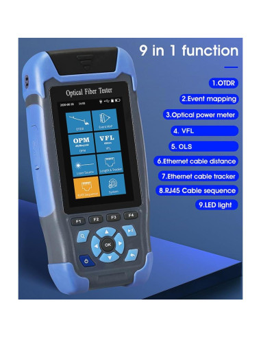Mini-Pro OTDR Yide 1310/1550nm Multifuncional 5m-60km