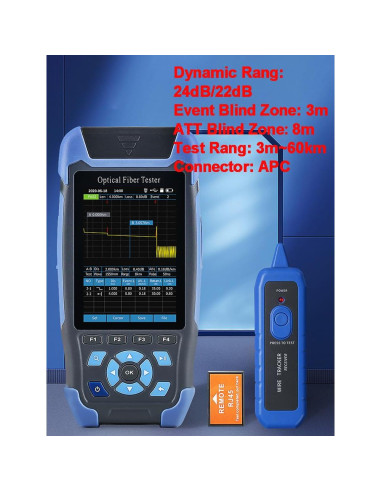 Mini-Pro OTDR Yide 1310/1550nm Multifuncional 5m-60km