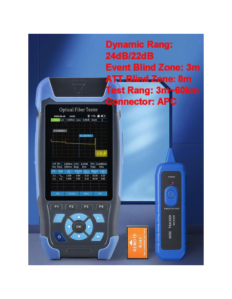 Mini-Pro OTDR Yide 1310/1550nm Multifuncional 5m-60km