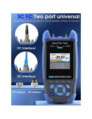 Mini-Pro OTDR Yide 1310/1550nm Multifuncional 5m-60km