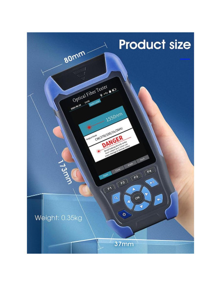 Mini-Pro OTDR Yide 1310/1550nm Multifuncional 5m-60km